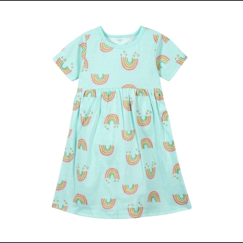 Gerber rainbow dress with bloomers 18m